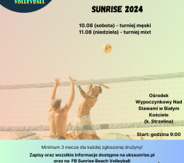 Turniej Open 5 Sunrise - turniej męski